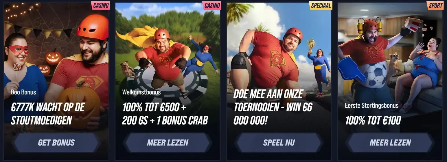 Acties bij VegasHero Casino