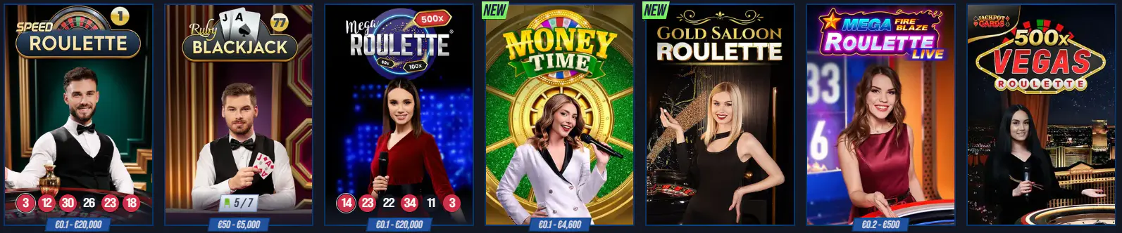 live casino en jackpots bij VegasHero